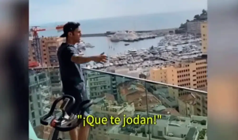 Coronavirus: Cesc Fábregas saluda a sus vecinos desde su balcón y recibe insultos.