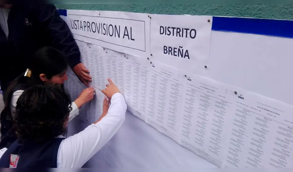 ONPE: Ingresa aquí para saber si fuiste sorteado como miembro de mesa para las Elecciones 2018 ONPE: Ingresa aquí para saber si fuiste sorteado como miembro de mesa para las Elecciones 2018