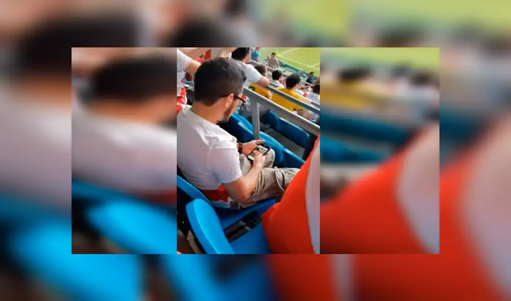 Facebook: hincha de la bicolor se cansó del Perú vs. Venezuela y se puso a utilizar Tinder [VIDEO]