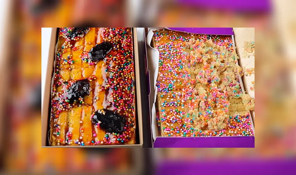 Desliza para ver cómo luce el turrón más caro del Perú que sorprendió a todos en YouTube. Foto: Captura. Desliza para ver cómo luce el turrón más caro del Perú que sorprendió a todos en YouTube. Foto: Captura.