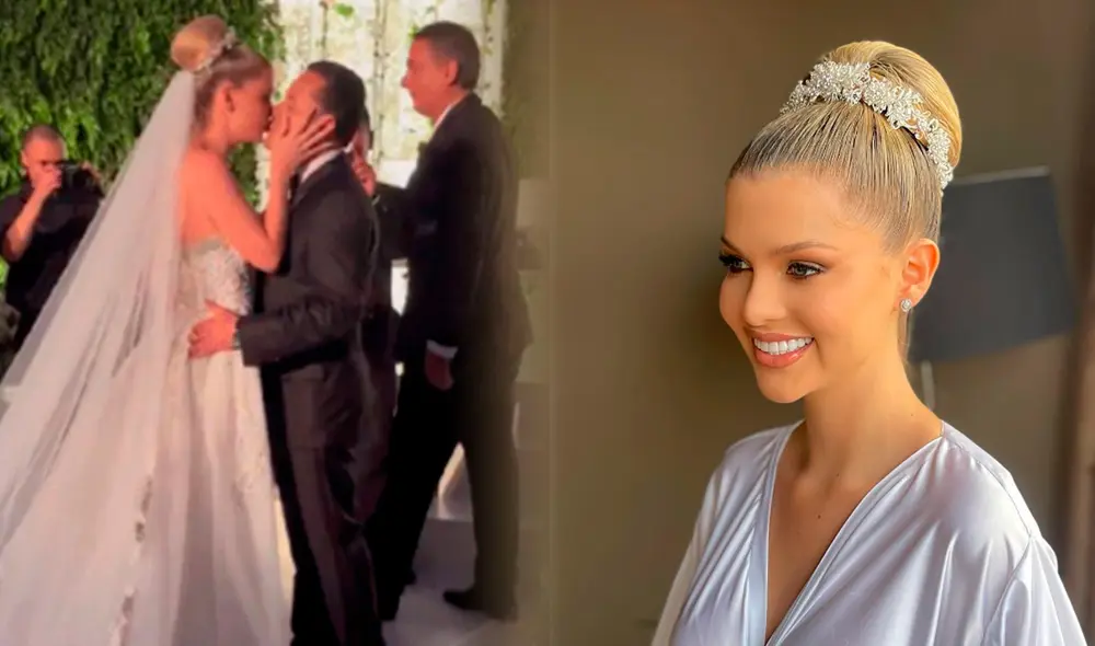 Brunella Horna deslumbró en el día de su boda con Richard Acuña. Foto: composición LR/ difusión/ Ronaldo Martínez. Brunella Horna deslumbró en el día de su boda con Richard Acuña. Foto: composición LR/ difusión/ Ronaldo Martínez.