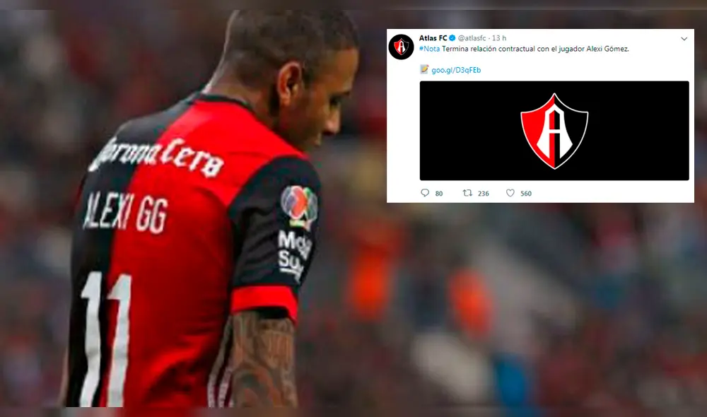 Oficial: Atlas de México resuelve contrato con Alexi Gómez y explica por qué