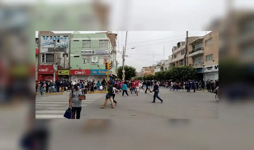 Así lucieron las calles del centro de la ciudad de Chiclayo. Foto: Difusión Así lucieron las calles del centro de la ciudad de Chiclayo. Foto: Difusión