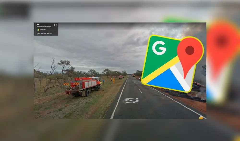 Desliza las imágenes para ver la trágica escena que se logró registrar en Australia. Foto: Google Maps Desliza las imágenes para ver la trágica escena que se logró registrar en Australia. Foto: Google Maps