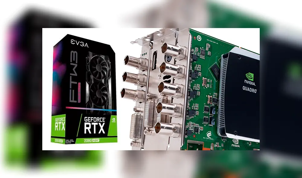 ¿Rinden las tarjetas de video gaming para tareas de edición, animación y renderizado en 3D? Imagen: Nvidia/EVGA.