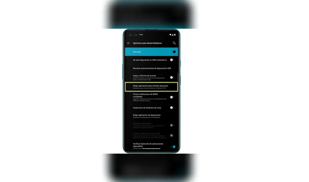 3. Activa unas opciones de desarrollador. Foto: Captura.