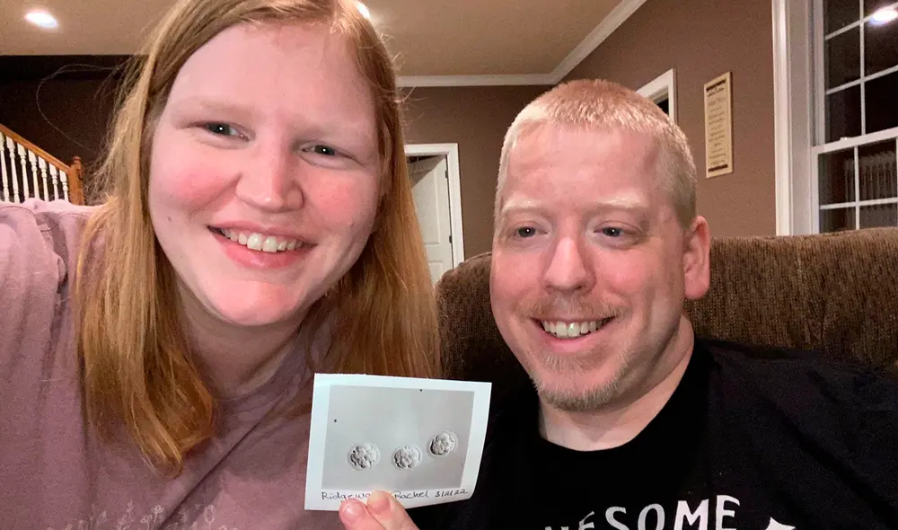 Lydia y Timothy Ridgeway son los hermanos recién nacidos de embriones congelados hace 30 años. Foto: CNN Lydia y Timothy Ridgeway son los hermanos recién nacidos de embriones congelados hace 30 años. Foto: CNN