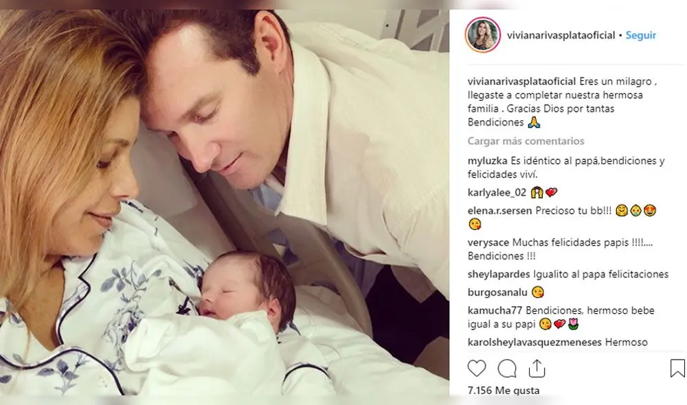 Viviana Rivasplata comparte foto de su segundo hijo recién nacido
