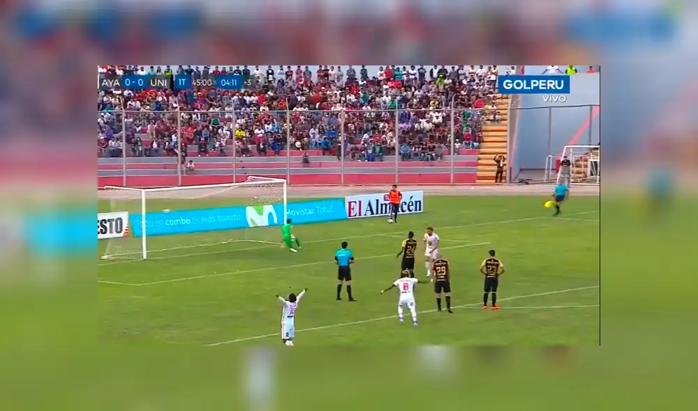 Universitario vs. Ayacucho: Mauricio Montes de penal abrió el marcador [VIDEO]