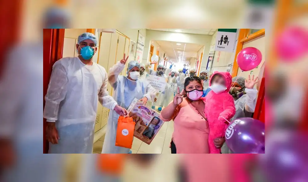 Menor recibió el alta médica. Foto: INSN.