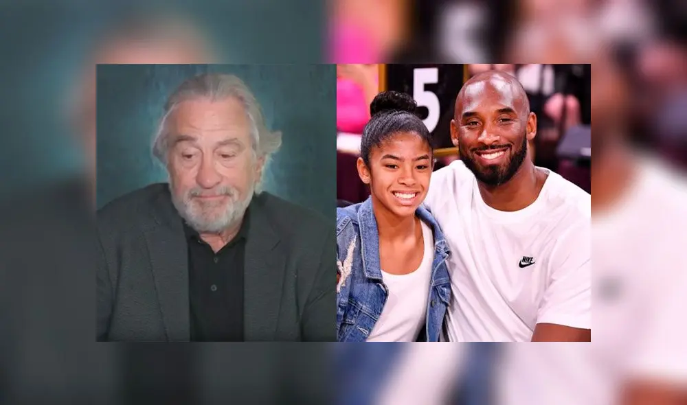 Robert de Niro desconsolado tras muerte de Kobe Bryant