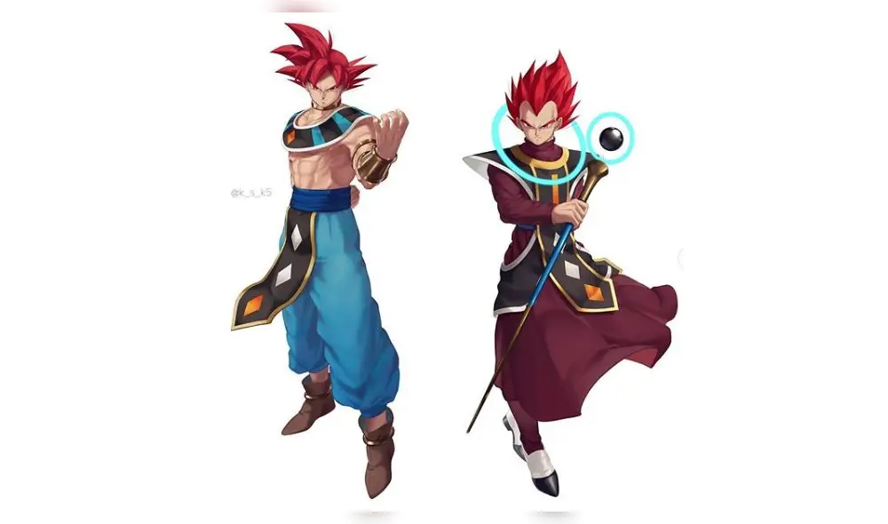 Dragon Ball Super: publican primeras imágenes con apariencia de Gokú como Dios de la Destrucción y Vegeta, su ángel