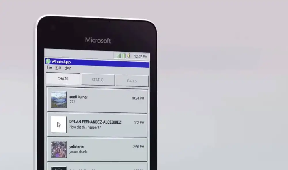 Windows 95 puede lucir anticuado para los estándares de hoy, pero un concepto que lo transforma en una OS de teléfono móvil te puede hacer cambiar de opinión. Foto: 4096/YouTube Windows 95 puede lucir anticuado para los estándares de hoy, pero un concepto que lo transforma en una OS de teléfono móvil te puede hacer cambiar de opinión. Foto: 4096/YouTube