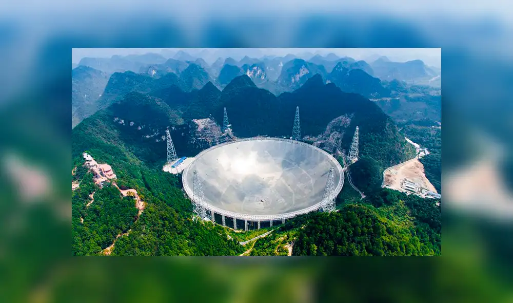 Radiotelescopio FAST es el más grande y sensible del mundo, se halla bajo la batuta de China. Foto: AP