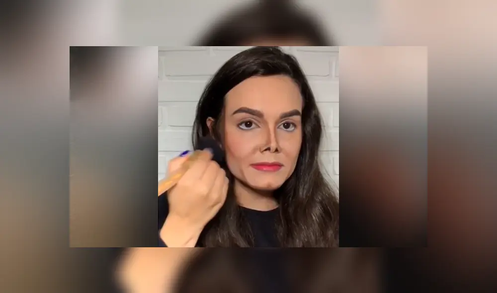 Desliza hacia la izquierda para ver las imágenes del viral de Facebook que muestra la 'transformación' de una chica a Michael Jackson.