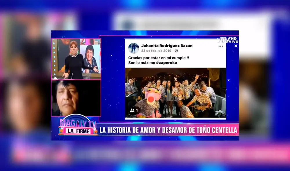 Toño Centella denunció que su aún esposa le habría sustraído objetos personales para regalárselos a su nueva pareja. (Captura: Magaly Tv, La Firme) Toño Centella denunció que su aún esposa le habría sustraído objetos personales para regalárselos a su nueva pareja. (Captura: Magaly Tv, La Firme)