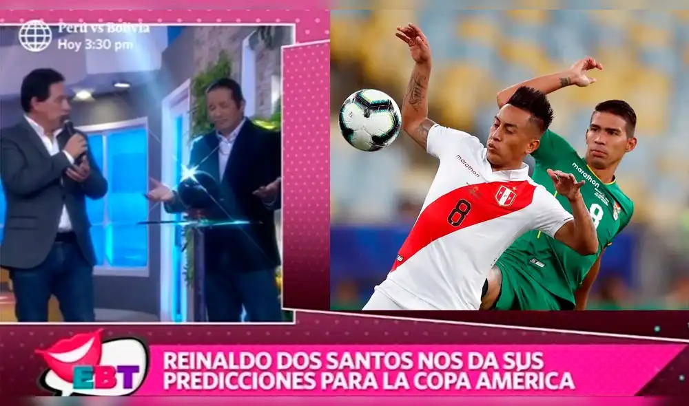 Reinaldo Dos Santos acertó gol de Paolo Guerrero en el Perú vs. Bolivia