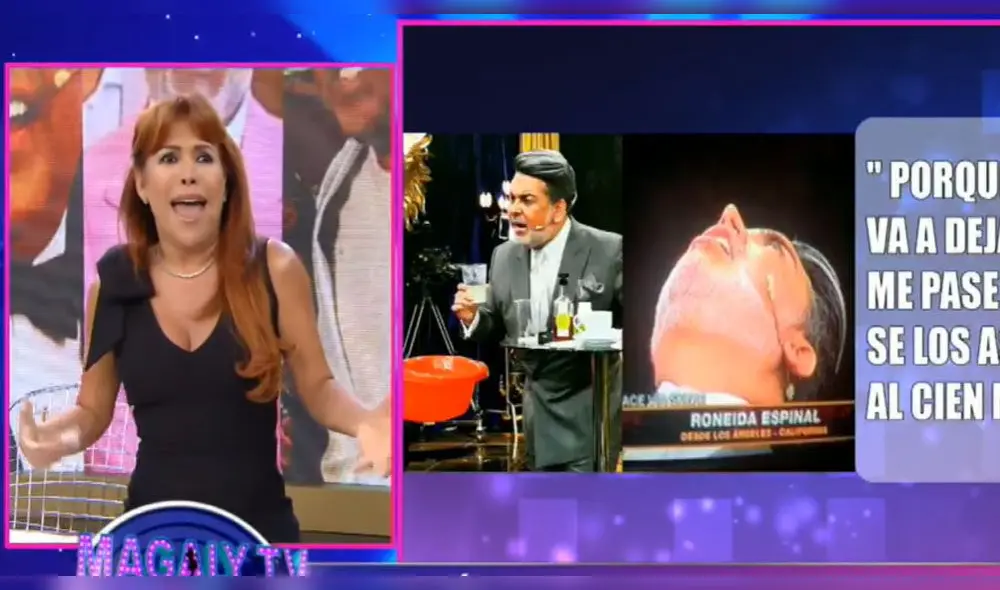 Magaly Medina critica a Andrés Hurtado en Magaly TV, la firme Magaly Medina critica a Andrés Hurtado en Magaly TV, la firme