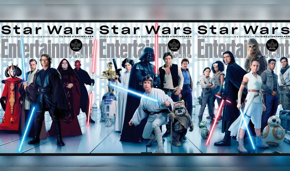Star Wars: Episodio IX marcará el final de la saga que duró más de 40 años. Foto: EW