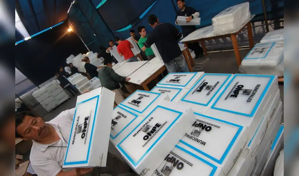 ONPE: primer despliegue de material electoral será para Junín, Ayacucho y Huancavelica