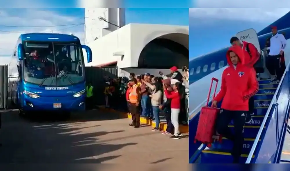 Sao Paulo FC llegó a Juliaca para disputar partido con Binacional. Sao Paulo FC llegó a Juliaca para disputar partido con Binacional.