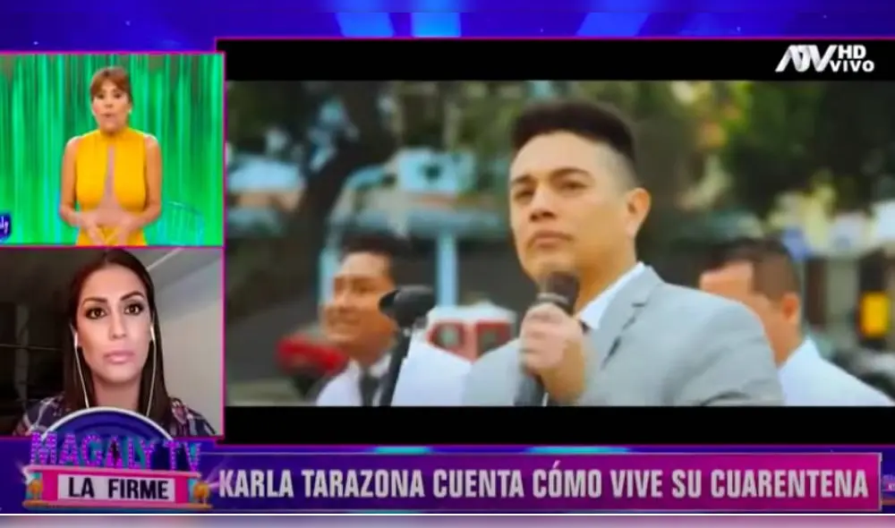 “El señor Leonard León hace casi tres meses no deposita la pensión de alimentos", dijo a Magaly Medina. (Foto: Captura) “El señor Leonard León hace casi tres meses no deposita la pensión de alimentos", dijo a Magaly Medina. (Foto: Captura)