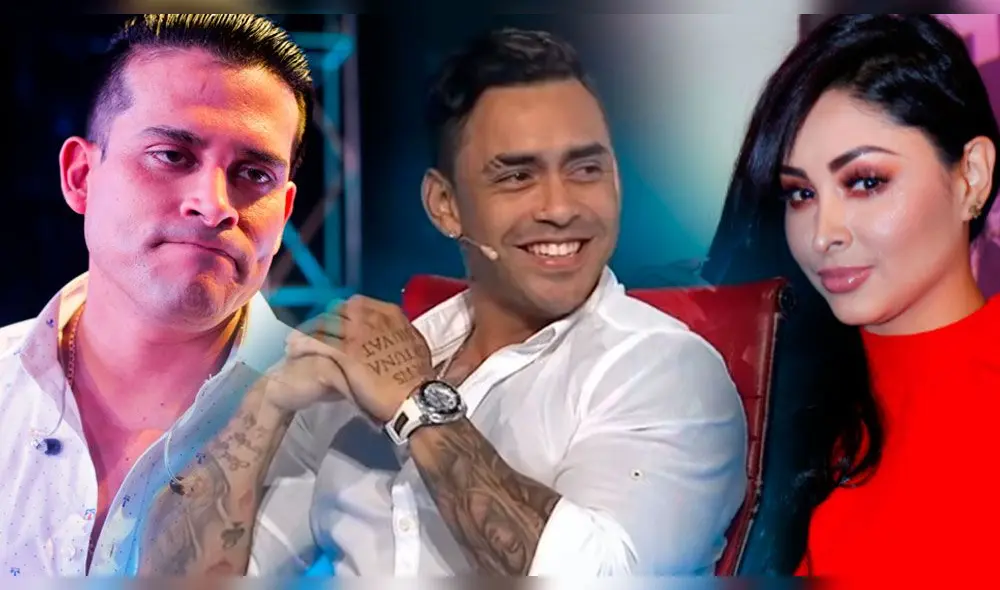 Christian Domínguez, Diego Chávarri y Pamela Franco Christian Domínguez, Diego Chávarri y Pamela Franco