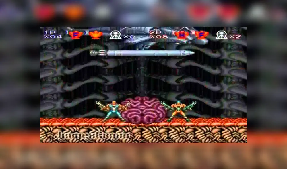 Contra 3 es uno de los videojuegos más populares en la década de los 90. Foto: Captura.
