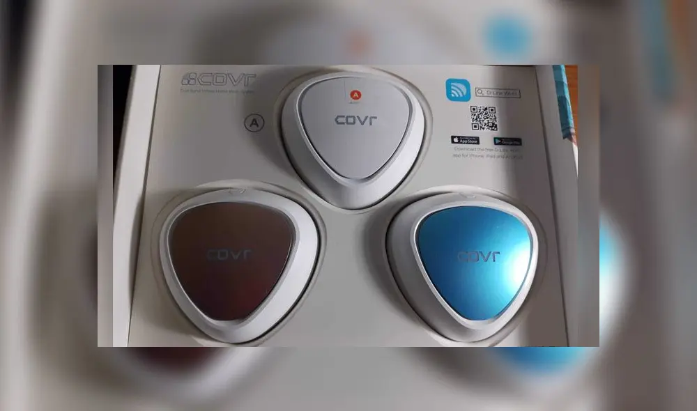 El COVR C1203 tiene 3 nodos o puntos de acceso.