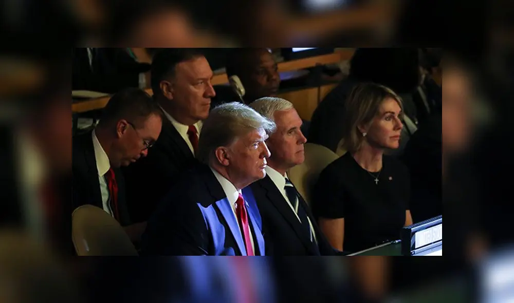 Donald Trump aparece sorpresivamente en la Cubre de Acción Climática de la ONU. Foto: AFP Donald Trump aparece sorpresivamente en la Cubre de Acción Climática de la ONU. Foto: AFP
