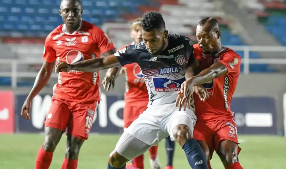 América y Junior buscan el pase a la final de la Liga BetPlay. Foto: EFE América y Junior buscan el pase a la final de la Liga BetPlay. Foto: EFE