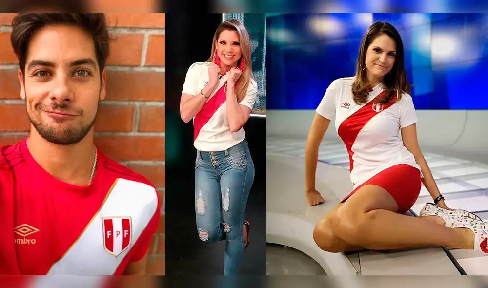 Perú vs Suecia: los famosos así alientan a la ‘Bicolor’ [FOTOS]