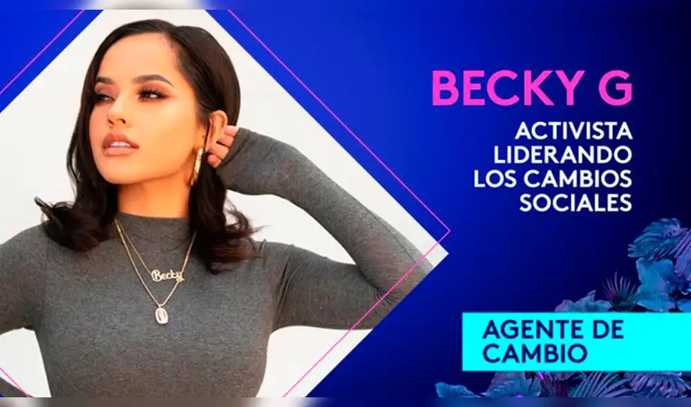 La cantante urbana fue reconocida por su activismo durante la pandemia. Foto: Premios Juventud / Twitter La cantante urbana fue reconocida por su activismo durante la pandemia. Foto: Premios Juventud / Twitter