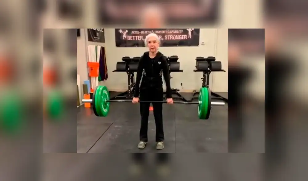 Vía Facebook. Mujer de 72 años dejó a más de uno con la boca abierta al mostrar su increíble agilidad en el crossfit