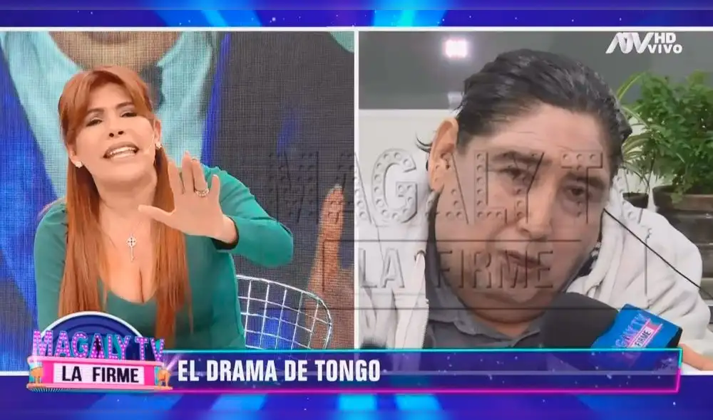 Magaly Medina y Tongo discuten en Magaly tv, la firme Magaly Medina y Tongo discuten en Magaly tv, la firme