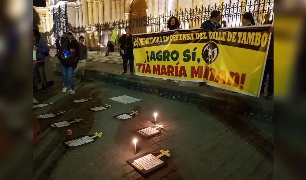 Recuerdan a fallecidos de Tía María Recuerdan a fallecidos de Tía María