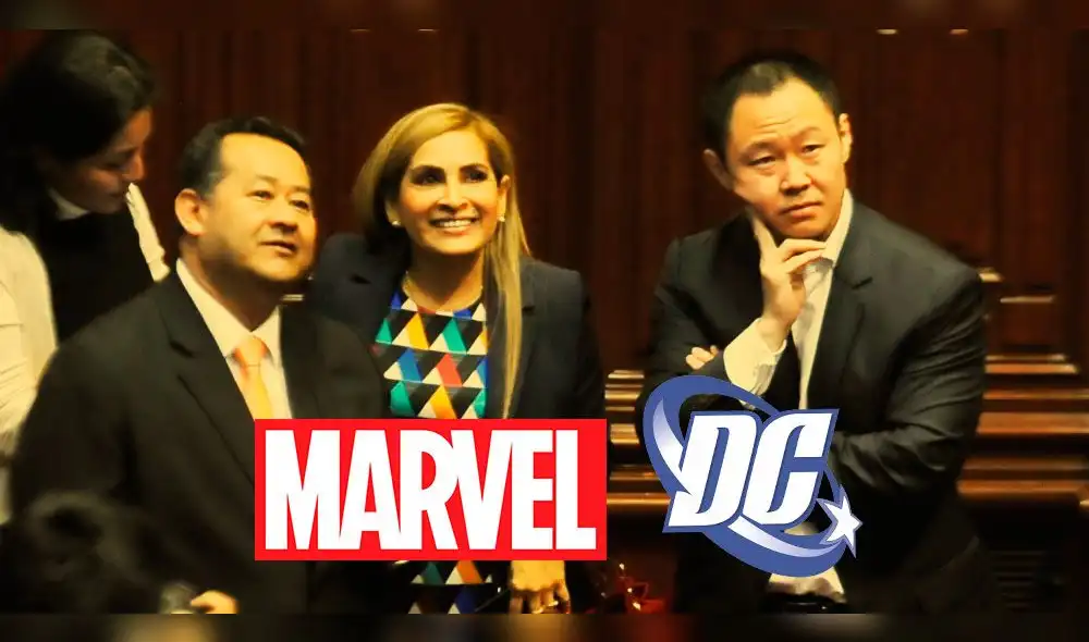 Kenji Fujimori y otros congresistas aparecen como personajes de Marvel y DC [FOTO]