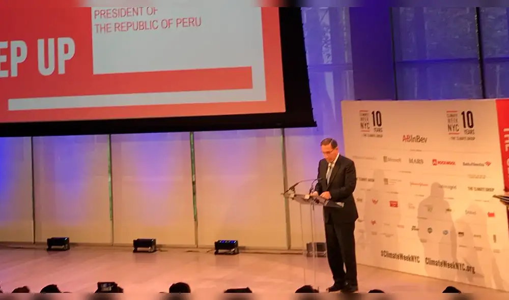 Martín Vizcarra reafirmó su compromiso sobre el cambio climático en Estados Unidos [VIDEO]