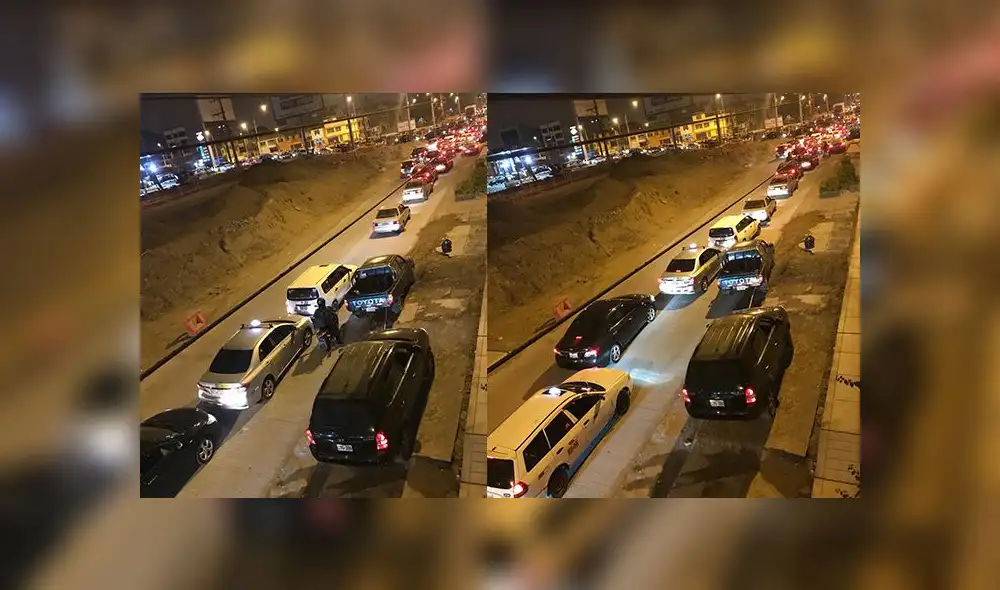 SJM: vecinos indignados por obra inconclusa que genera congestión vehicular 