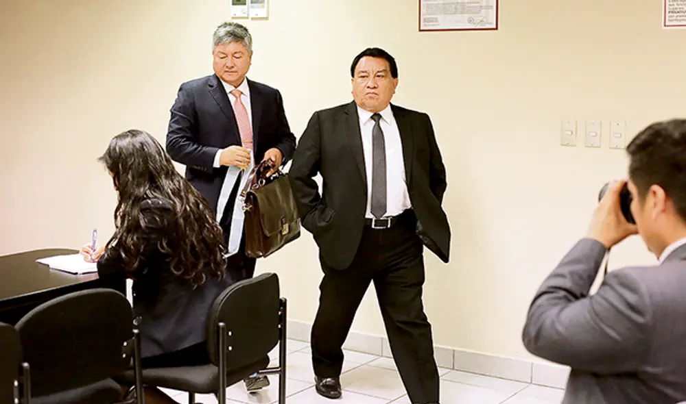 Comparecencia. José Luna se hizo presente en la audiencia. Foto: John Reyes