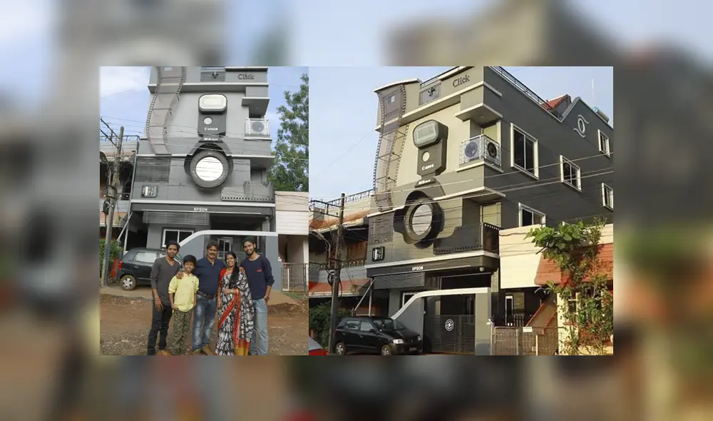 La casa ubicado en la ciudad de Belgaum, India ha generado la atracción de los internautas. Foto: redes sociales La casa ubicado en la ciudad de Belgaum, India ha generado la atracción de los internautas. Foto: redes sociales