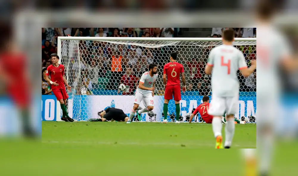 España vs Portugal: el gol de Costa que empató el partido [VIDEO]