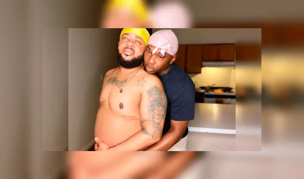 Kayden Coleman junto a su pareja Dominique. Ambos esperan su segunda hija. Foto: Mercury Press & Media.