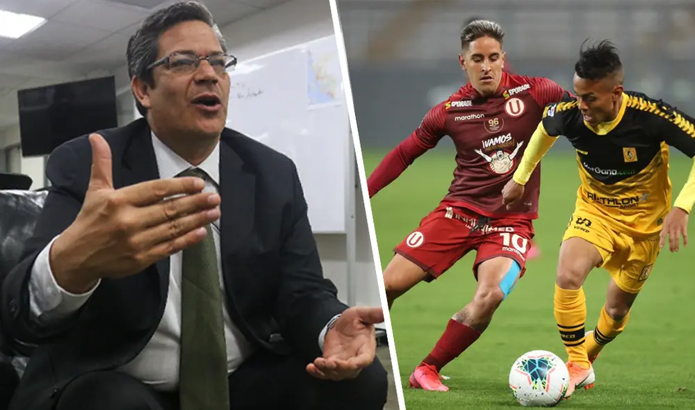 Gustavo San Martín se refirió sobre la suspensión de la Liga 1. | Foto: GLR/Liga De Fútbol Profesional