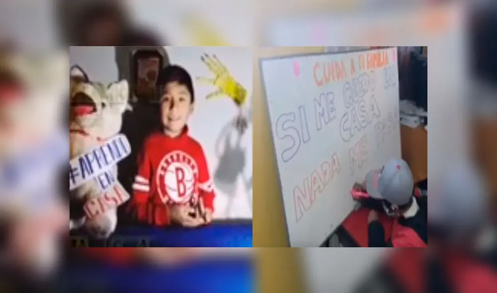 Menores deben grabar con ayuda de sus padres un video donde realicen una actividad provechosa en cuarentena.