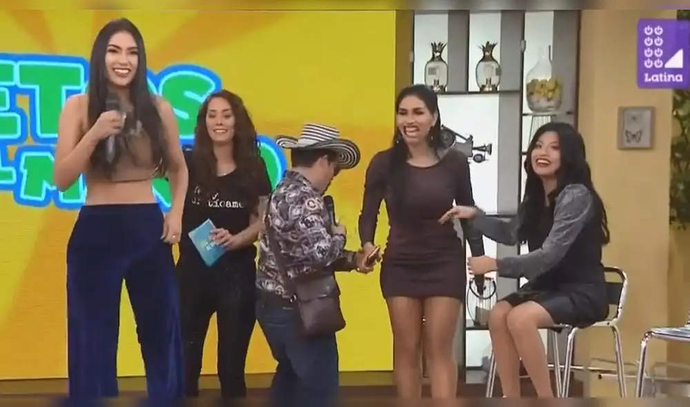 Leysi Suárez resbala y cae al piso en programa en vivo de “Mujeres al mando” Leysi Suárez resbala y cae al piso en programa en vivo de “Mujeres al mando”