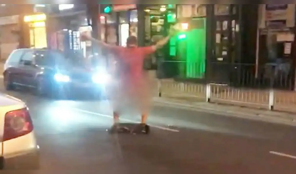 Hincha inglés es captado en vergonzosa situación en Rusia [VIDEO]