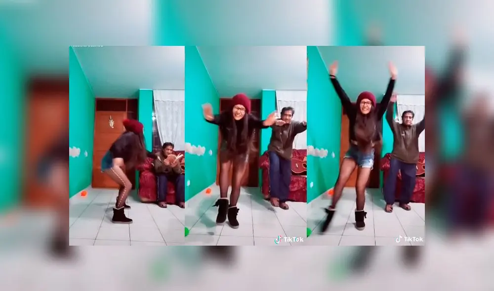 Desliza las imágenes para ver la increíble coreografía que improvisó el padre de una joven quien lo retó a un challenge de baile. Nedy Charo de la Rosa/TikTok Desliza las imágenes para ver la increíble coreografía que improvisó el padre de una joven quien lo retó a un challenge de baile. Nedy Charo de la Rosa/TikTok