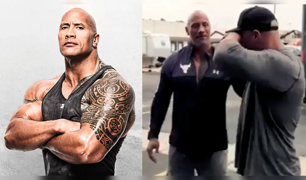 Dwayne Johnson, La Roca hace llorar a su doble con ostentoso regalo [VIDEO]
