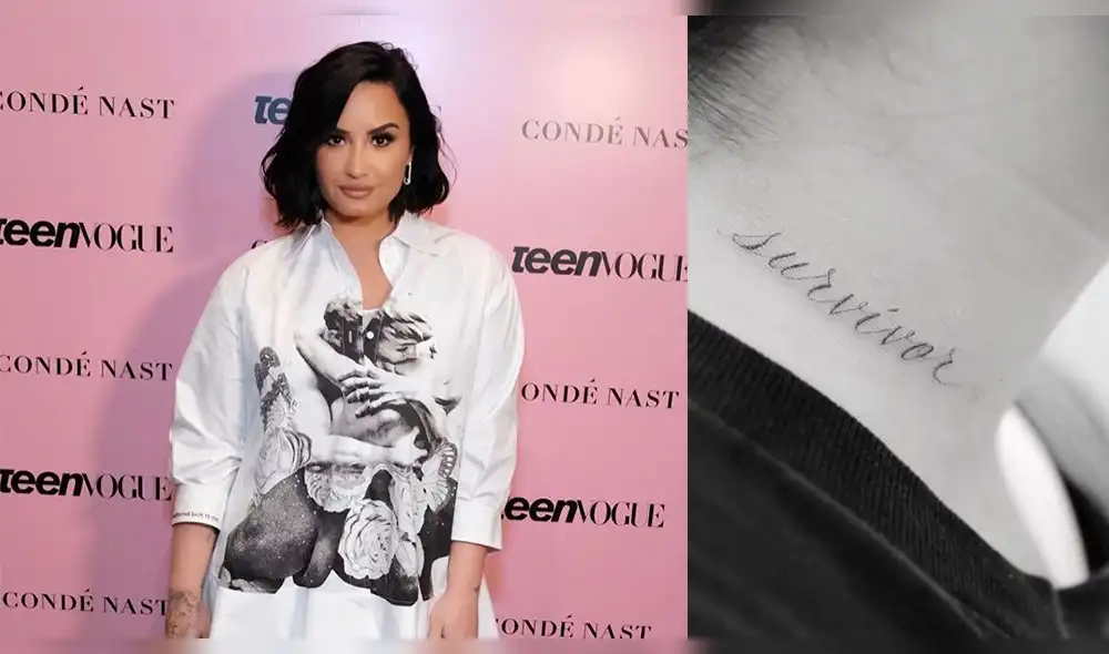 La famosa cantante mostró en redes sociales un nuevo tatuaje con un poderoso mensaje de superación La famosa cantante mostró en redes sociales un nuevo tatuaje con un poderoso mensaje de superación